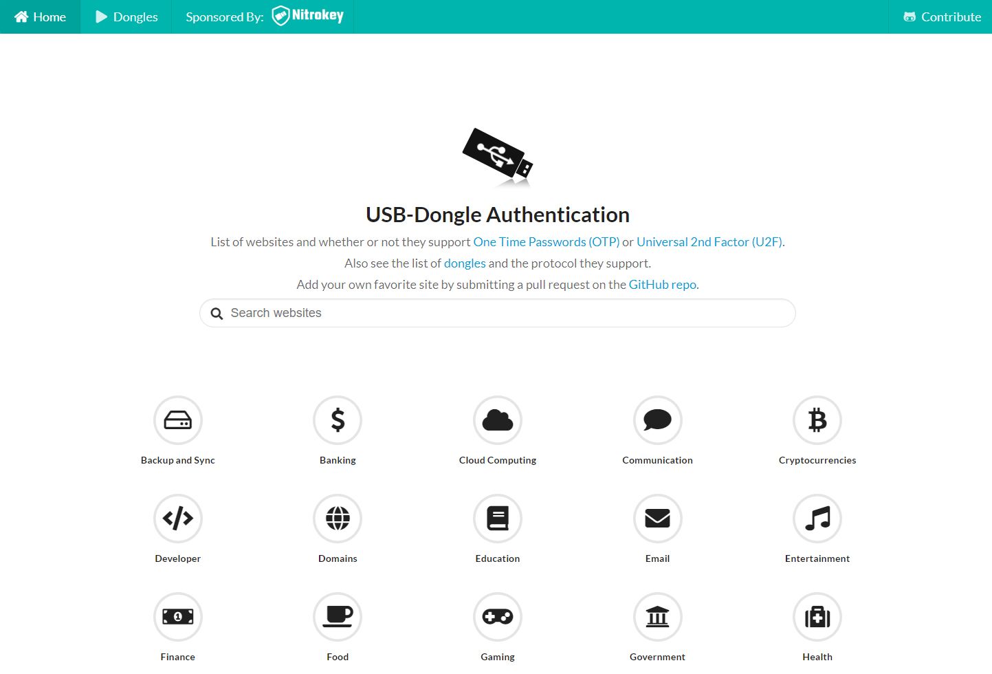 Dongle authentication