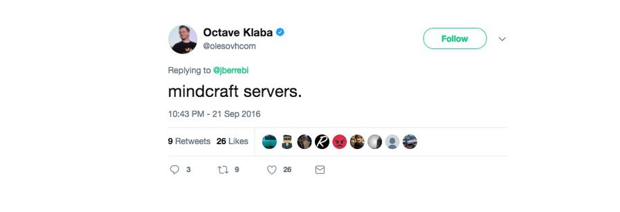 OVH CEO tweet