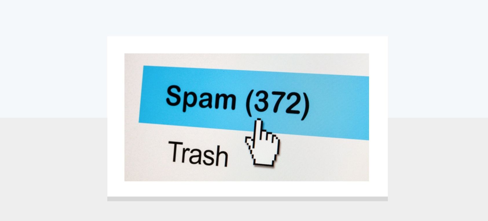 Spam foldering
